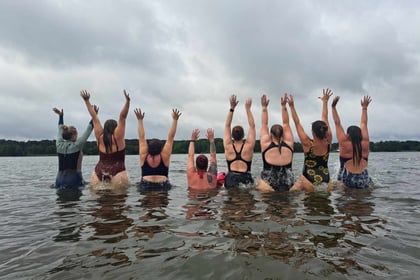 Cold water swimming at Frensham Ponds is ultimate mental health boost