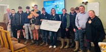 Petersfield farmers spread the joy with £1,700 'dung' donation