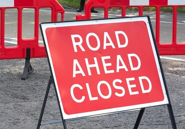 Evening closures of A3 southbound from Petersfield to Horndean