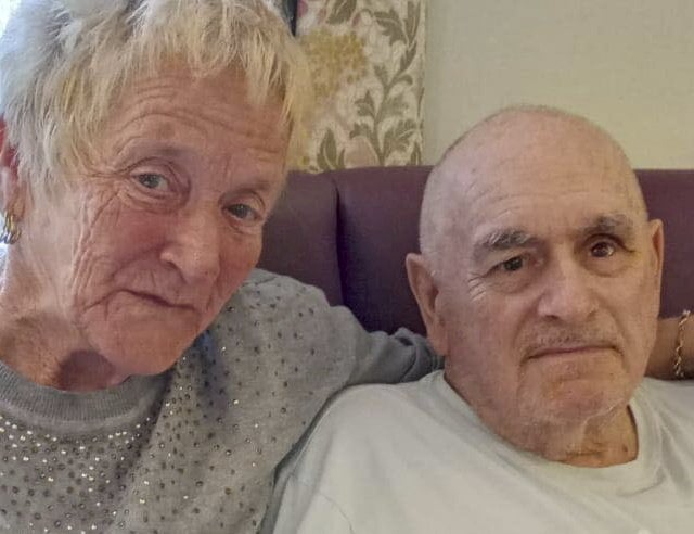 Pensioner reunited with husband after 260-mile trips to his care home