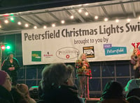 VIDEO: Petersfield illuminated in Christmas spirit at lights switch-on