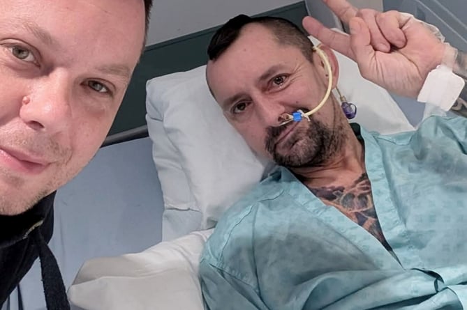 Pawel Koslicki, 45, with best friend Lukasz Dabrowski.  A dad-of-two has been left with a brain injury and several broken bones after a huge motorcycle accident- which shut down part of the motorway for over six hours.  Release date  January 14, 2025.  Pawel Koslicki, 45, sustained critical injuries during the crash on the M25 near Junction 15 for the M4 on November 17.  The accident, involving a red Yamaha motorcycle and a blue Mercedes S350 AMG, led to Pawel being airlifted to the hospital where he remains in serious condition.  Emergency services closed a stretch of the motorway for more than six hours, and Thames Valley Police are appealing for witnesses or anyone with dashcam footage.  The dad and avid motorcyclist has been left with a brain injury, multiple broken bones, and internal damage to his kidney, liver, and lung.   He currently cannot move his right arm, eat or drink unaided, and struggles with memory issues. His best friend of ten years, Lukasz Dabrowski, 41, who lives in Havant, Hampshire, says Pawels condition is improving, but that he may never fully recover. 