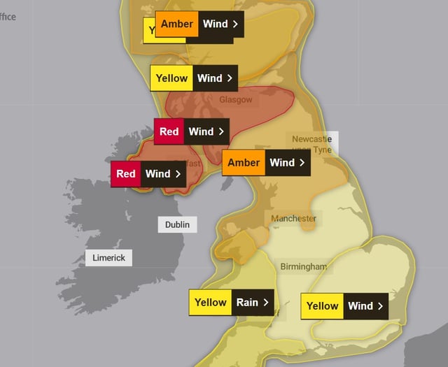 WATCH: Five days of weather warnings as Storm Eowyn hits the UK