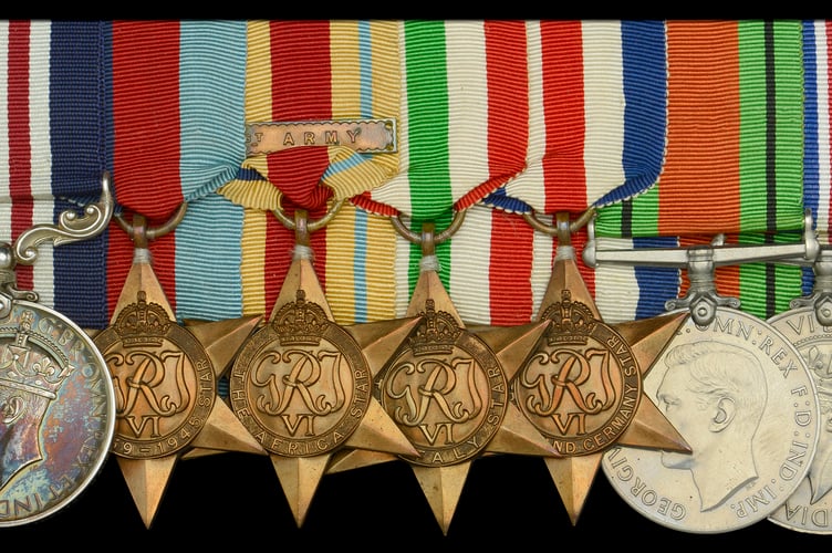 Cpl Sippetts Medals Farnham PIC1